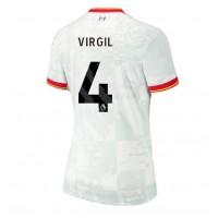 Liverpool Virgil van Dijk #4 Tredje Tröja Dam 2024-25 Kortärmad